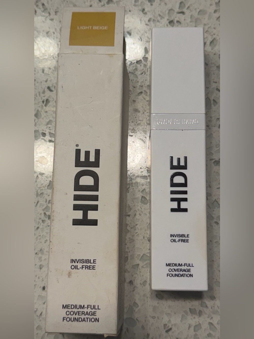 Invisible Oil-Free Medium-Full Coverage Foundation — light beige